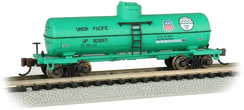 Bachmann 17864 N Scale Single Dome Tank Car Union Pacific MOW UP 909971 1 Bachmann 17864 N Scale Single Dome Tank Car Union Pacific MOW UP 909971