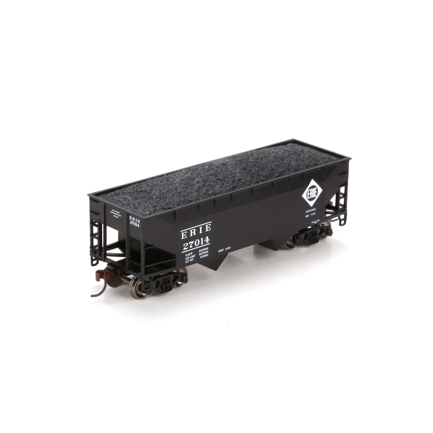 Athearn 70215 HO Scale 34' 2 Bay Open Hopper Erie 27014 - NOS 1 Athearn 70215 HO Scale 34' 2 Bay Open Hopper Erie 27014 - NOS