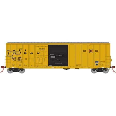 Athearn 71006 HO Scale 50' FMC Exterior Post Combo Door Boxcar "Late" Railbox ABOX 50581 1 Athearn 71006 HO Scale 50' FMC Exterior Post Combo Door Boxcar "Late" Railbox ABOX 50581