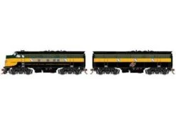 Athearn Genesis G19671 HO Scale F3A/F3B Chicago NorthWestern C&NW 4066-A/4066-B DCC & Sound