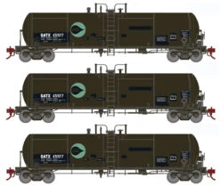 Athearn Genesis G40203 HO Scale GATC 20,000 Gal Tank Car Cargill GATX 3 Pack