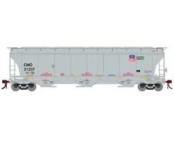 Athearn Genesis G89966 HO Scale Trinity 3 Bay Covered Hopper Union Pacific CMO 21227