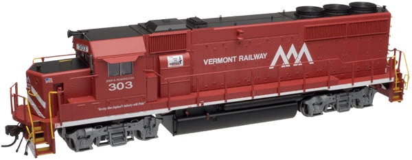 Atlas 10000972 HO Scale EMD GP40-2 Vermont Railway VTR 303 - Like New USED 1 Atlas 10000972 HO Scale EMD GP40-2 Vermont Railway VTR 303 - Like New USED