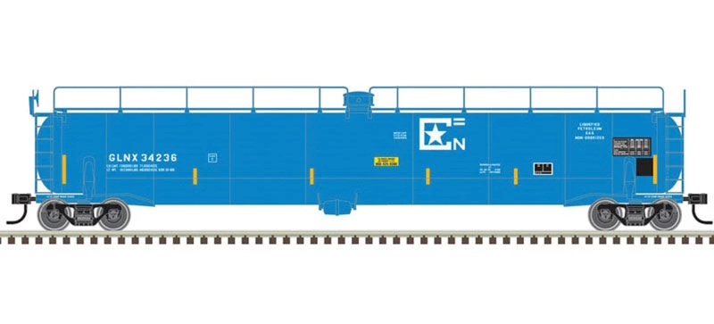 Atlas 20005970 HO Scale 33,000 Gallon LPG Tank Car GLNX 34236 1 Atlas 20005970 HO Scale 33,000 Gallon LPG Tank Car GLNX 34236