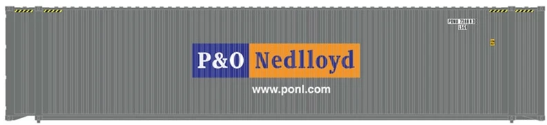 Atlas 50004982 N Scale 45' Intermodal Container 3-Pack P&O Nedlloyd #2 1 Atlas 50004982 N Scale 45' Intermodal Container 3-Pack P&O Nedlloyd #2