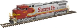 Atlas 9616 HO Scale GE Dash 8-40CW Santa Fe ATSF 824 - USED