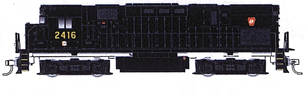Atlas Classic 9378 HO Scale AlCo C-425 Diesel Pennsylvania PRR 2416 - NOS 1 Atlas Classic 9378 HO Scale AlCo C-425 Diesel Pennsylvania PRR 2416 - NOS