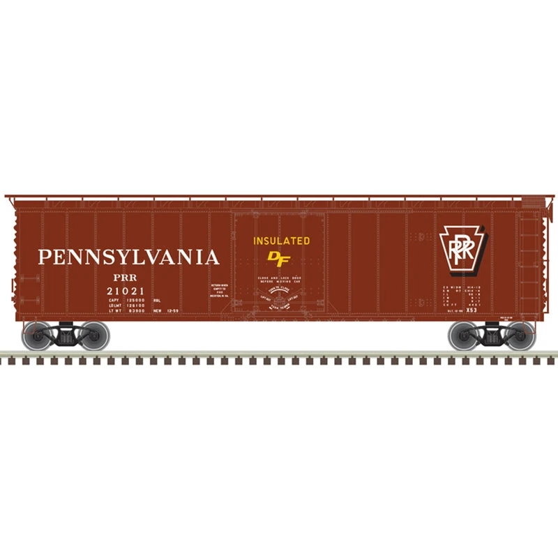Atlas Master 20007033 HO Scale 50' Plug Door Boxcar Pennsylvania PRR 21021 1 Atlas Master 20007033 HO Scale 50' Plug Door Boxcar Pennsylvania PRR 21021