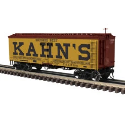 Atlas O Master 3003044 O Scale 36' Wood Reefer Kahn's Dressed Beef EKSX