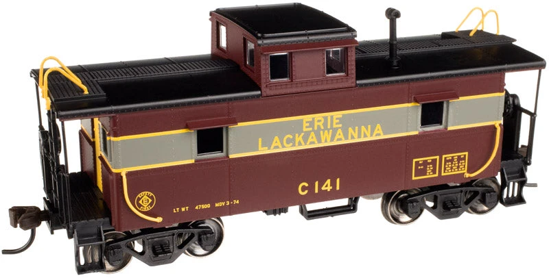 Atlas Trainman 20002423 HO Scale Center Cupola Steel Caboose Erie Lackawanna EL C141 - NOS 1 Atlas Trainman 20002423 HO Scale Center Cupola Steel Caboose Erie Lackawanna EL C141 - NOS