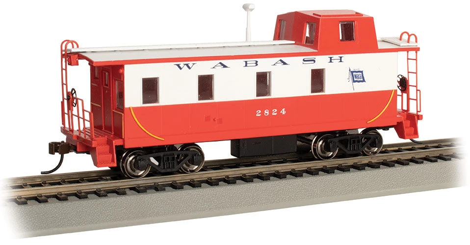 Bachmann 14002 HO Scale Cupola Caboose Wabash 4824 1 Bachmann 14002 HO Scale Cupola Caboose Wabash 4824