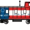 Bachmann 14006 HO Scale Offset Cupola Caboose Norfolk & Western N&W 1776