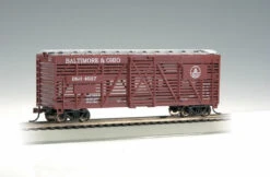 Bachmann 18512 HO Scale 40' Stock Car Baltimore & Ohio B&O 46117