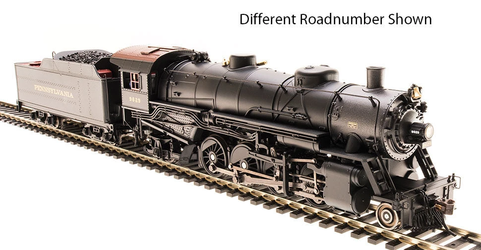 BLI 4664 HO Scale 2-8-2 USAR Light Mikado Pennsylvania PRR 9630 DCC Sound - Like New Used 1 BLI 4664 HO Scale 2-8-2 USAR Light Mikado Pennsylvania PRR 9630 DCC Sound - Like New Used