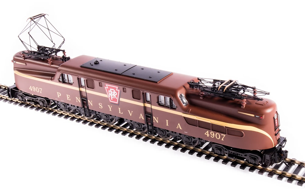 BLI 6368 HO Scale GG1 Electric Pennsylvania Tuscan Single Stripe PRR 4907 DCC Sound 1 BLI 6368 HO Scale GG1 Electric Pennsylvania Tuscan Single Stripe PRR 4907 DCC Sound