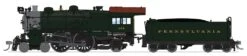 BLI 6705 HO Scale PRR E6 4-4-2 Atlantic Steam Loco Pennsylvania 198 "Post War" Paragon4