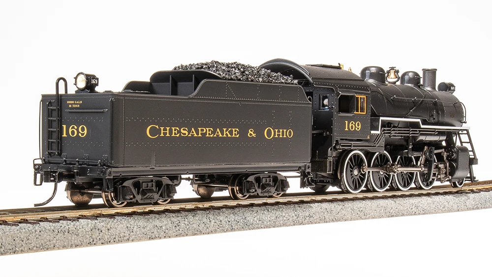 BLI 7328 HO Scale 2-8-0 Consolidation Steam Loco Chesapeake & Ohio C&O 162 Paragon4 6 BLI 7328 HO Scale 2-8-0 Consolidation Steam Loco Chesapeake & Ohio C&O 162 Paragon4 - Image 6