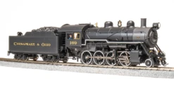 BLI 7329 HO Scale 2-8-0 Consolidation Steam Loco Chesapeake & Ohio C&O 169 Paragon4