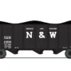 BLI (Broadway Limited Imports) 7143 N Scale H2a 3 Bay Hopper Norfolk & Western N&W 2 Pack B