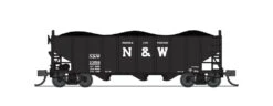 BLI (Broadway Limited Imports) 7143 N Scale H2a 3 Bay Hopper Norfolk & Western N&W 2 Pack B