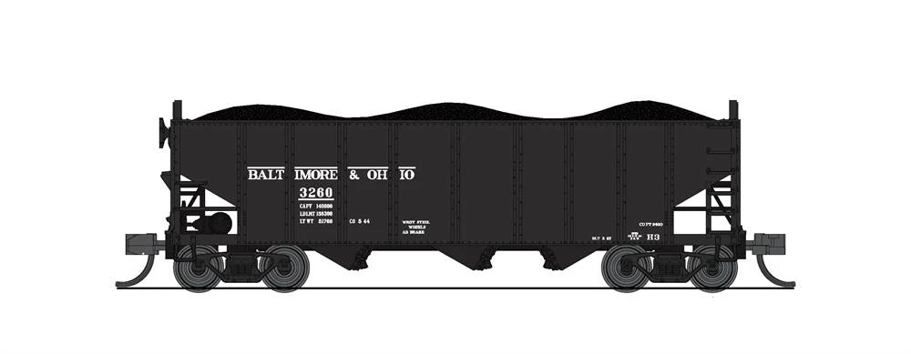 BLI (Broadway Limited Imports) 7149 N Scale 3 Bay Hopper Baltimore & Ohio B&O 2 Pack B 1 BLI (Broadway Limited Imports) 7149 N Scale 3 Bay Hopper Baltimore & Ohio B&O 2 Pack B
