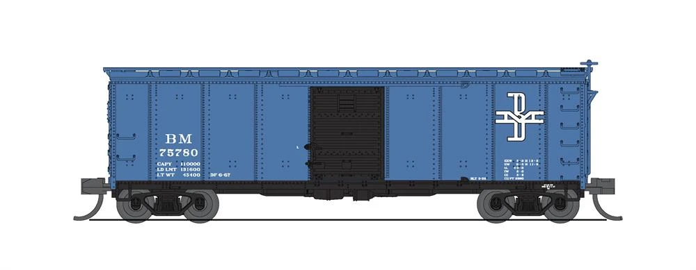 Broadway Limited Imports 7274 N Scale 40' USRA Boxcar Boston & Maine B&M 2 Pack 1 Broadway Limited Imports 7274 N Scale 40' USRA Boxcar Boston & Maine B&M 2 Pack