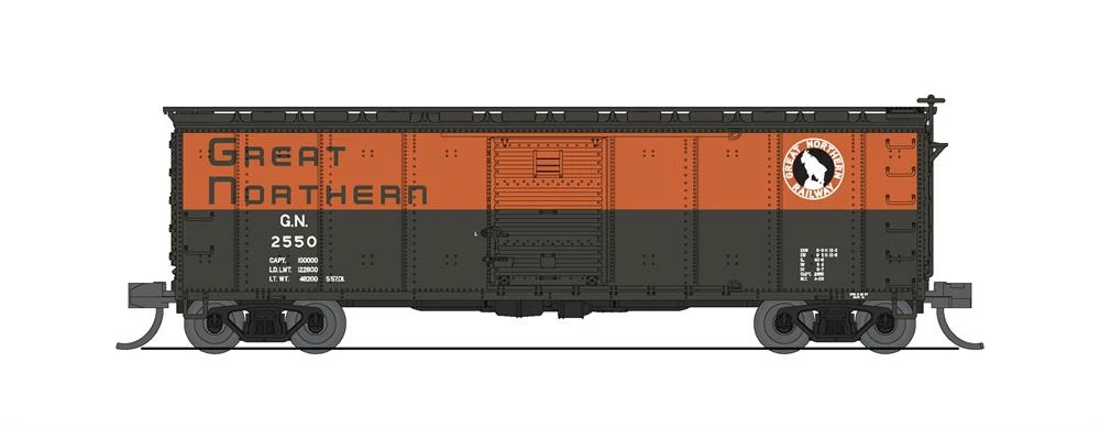 Broadway Limited Imports 7278 N Scale 40' USRA Boxcar Great Northern GN 2 Pack 1 Broadway Limited Imports 7278 N Scale 40' USRA Boxcar Great Northern GN 2 Pack