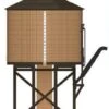 Broadway Limited Imports 7910 HO Scale Wood Water Tower - Weathered Brown (Operating/Sound)