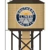 Broadway Limited Imports 7923 HO Scale Wood Water Tower - Southern Pacific SP (Operating/Sound)