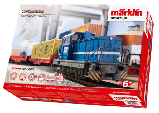 Märklin Start Up 29453 HO Scale Container Train Starter Set -Alas Train Model Shop marklin start up 29453 ho scale container train starter set