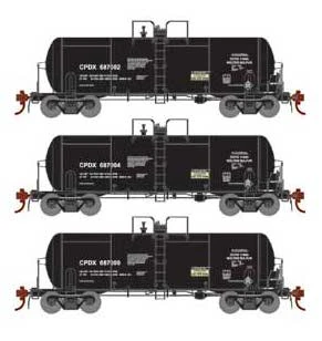 Athearn Genesis G25649 HO Scale 13,600 Gallon Acid Tank Car Chevron CPDX 3 Pack 1 Athearn Genesis G25649 HO Scale 13,600 Gallon Acid Tank Car Chevron CPDX 3 Pack