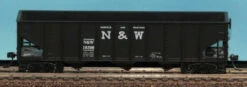 Roundhouse 1490 HO Scale 3 Bay Ribside Open Hopper Kit Norfolk & Western - NOS