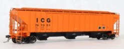 Tangent Scale Models 11241PS 4750 Covered Hopper Illinois Central Gulf ICG #'s Vary
