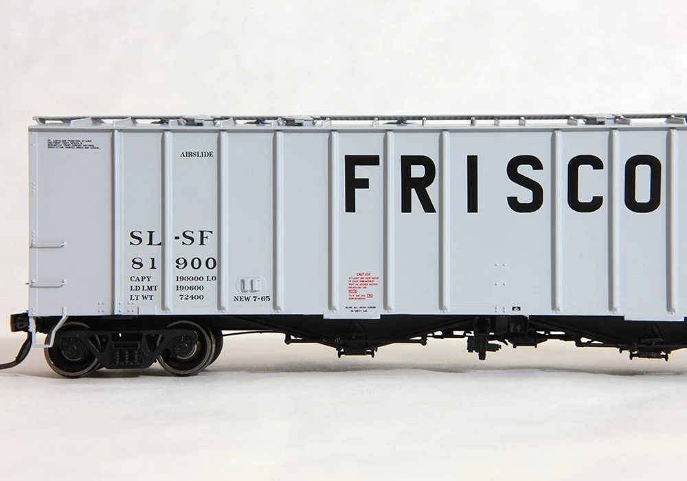 Tangent Scale Models 16029-01 HO Scale4180 Airslide Covered Hopper, Frisco SLSF #81900 3 Tangent Scale Models 16029-01 HO Scale4180 Airslide Covered Hopper, Frisco SLSF #81900 - Image 3