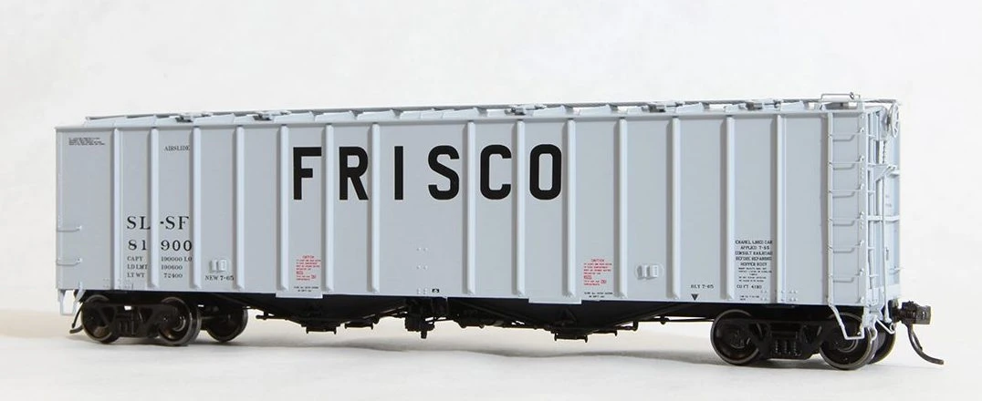 Tangent Scale Models 16029-01 HO Scale4180 Airslide Covered Hopper, Frisco SLSF #81900 1 Tangent Scale Models 16029-01 HO Scale4180 Airslide Covered Hopper, Frisco SLSF #81900