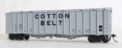 Tangent Scale Models 16042-02 HO Scale 4180 Airslide Covered Hopper Cotton Belt SSW 79789