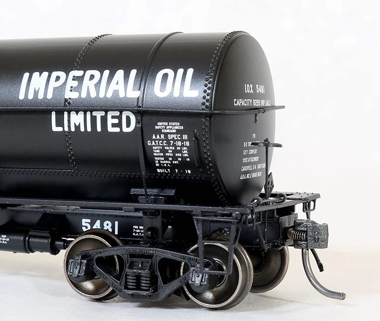 Tangent Scale Models 19070 HO Scale GA 1917-design 8000 Gal Tank Car Imperial Oil Liimited IOX 2 Tangent Scale Models 19070 HO Scale GA 1917-design 8000 Gal Tank Car Imperial Oil Liimited IOX - Image 2