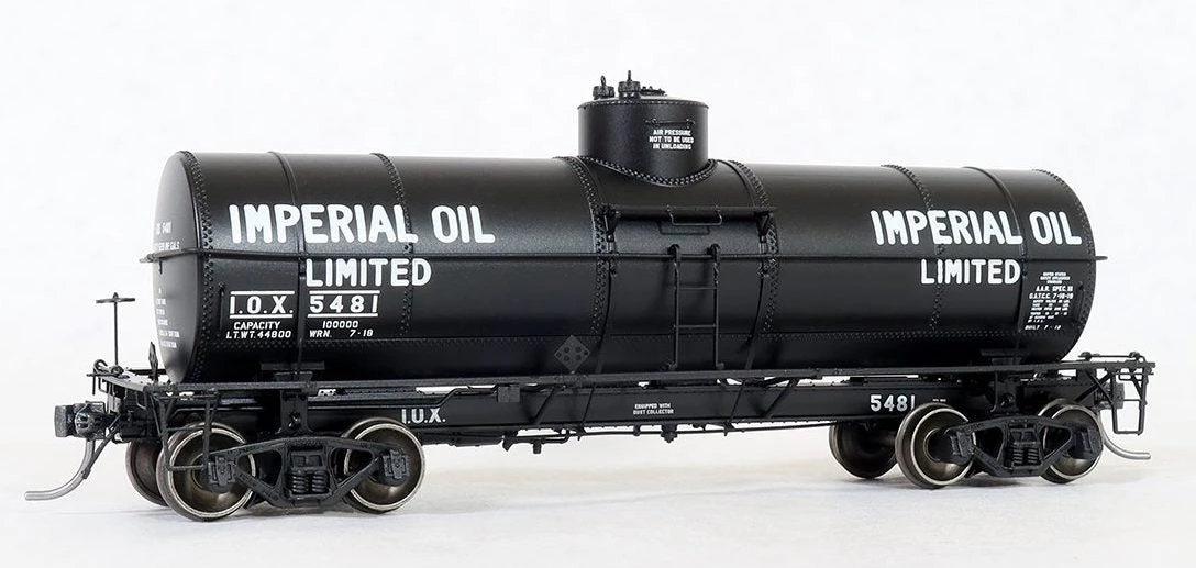 Tangent Scale Models 19070 HO Scale GA 1917-design 8000 Gal Tank Car Imperial Oil Liimited IOX 1 Tangent Scale Models 19070 HO Scale GA 1917-design 8000 Gal Tank Car Imperial Oil Liimited IOX