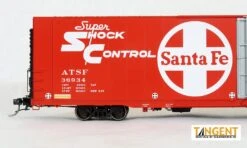 Tangent Scale Models 25023-02 HO Scale Greenville 86' Auto Parts Boxcar Santa Fe ATSF 36911 -Alas Train Model Shop tangent scale models 25023 02 ho scale greenville 86 auto parts boxcar santa fe atsf 36911 4