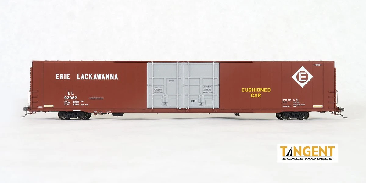 Tangent Scale Models 25025-02 HO Scale 86' Auto Parts Boxcar Erie Lackawanna EL 92010 2 Tangent Scale Models 25025-02 HO Scale 86' Auto Parts Boxcar Erie Lackawanna EL 92010 - Image 2
