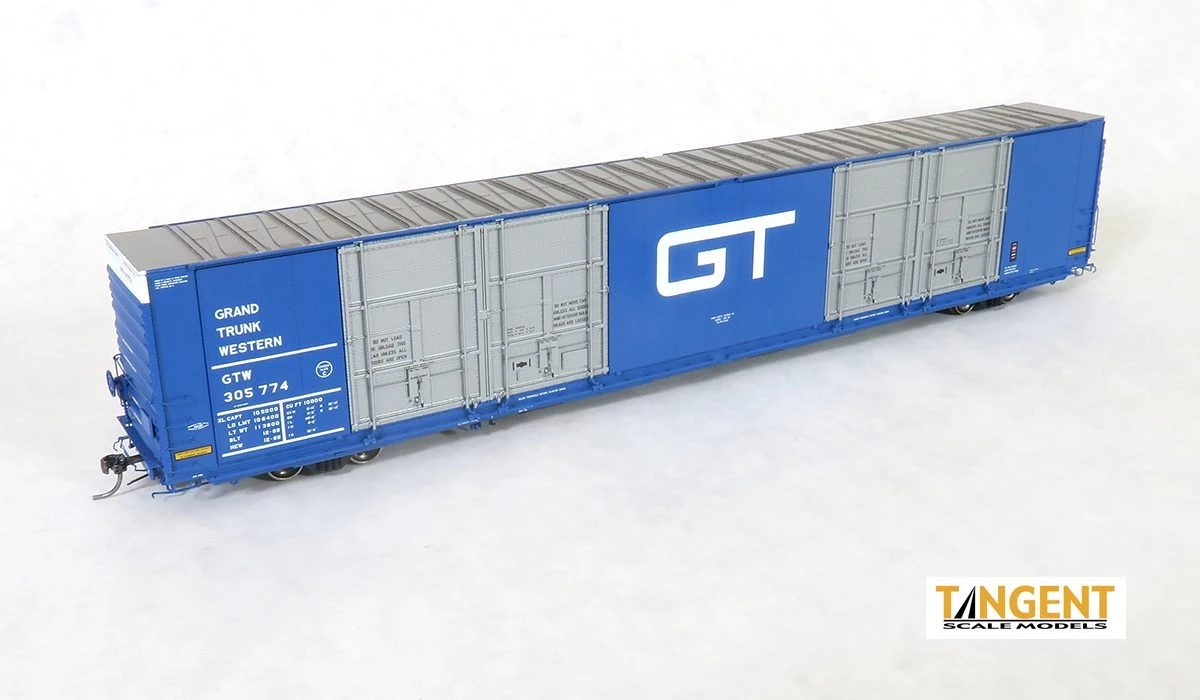 Tangent 25518-01 HO Scale 86' Auto Parts Boxcar Grand Trunk Western GTW 305735 1 Tangent 25518-01 HO Scale 86' Auto Parts Boxcar Grand Trunk Western GTW 305735