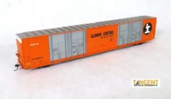 Tangent Scale Models 25519-03 HO Scale 86' Quad Door Auto Parts Boxcar Illinois Central IC 680041