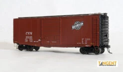 Tangent Scale Models 26011-02 HO Scale 40' PS-1 9' Door Boxcar Chicago NorthWestern CNW 24123