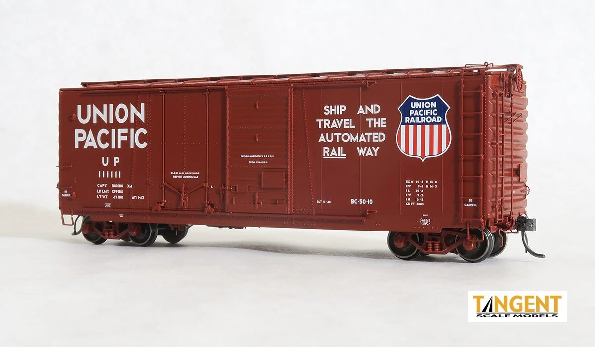 Tangent Scale Models 26062-05 HO Scale 40' PS-1 Combo Door Boxcar Union Pacific UP 111131 1 Tangent Scale Models 26062-05 HO Scale 40' PS-1 Combo Door Boxcar Union Pacific UP 111131