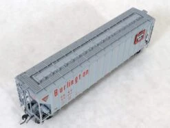 Tangent Scale Models 28011 GATC 4500 Covered Hopper Burlington CB&Q -Alas Train Model Shop tangent scale models 28011 gatc 4500 covered hopper burlington cb q 4