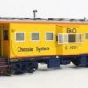 Tangent Scale Models 60018-01 HO Scale ICC B&O I-18 Caboose Chessie System Raceland Repaint 1981+ B&