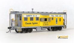 Tangent Scale Models 60022-01 HO Scale ICC B&O I-18 Caboose Chessie System Gold Safety B&O C-3010