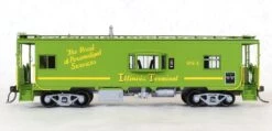 Tangent Scale Models 60129-01 SLCC Caboose Illinois Terminal "1972 Green" ITC 983 -Alas Train Model Shop tangent scale models 60129 01 slcc caboose illinois terminal 1972 green itc 983 4