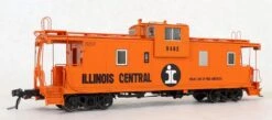 Tangent Scale Models 60210 IC Centralia Steel Wide Vision Caboose Illinois Central "1970 Split Rail"